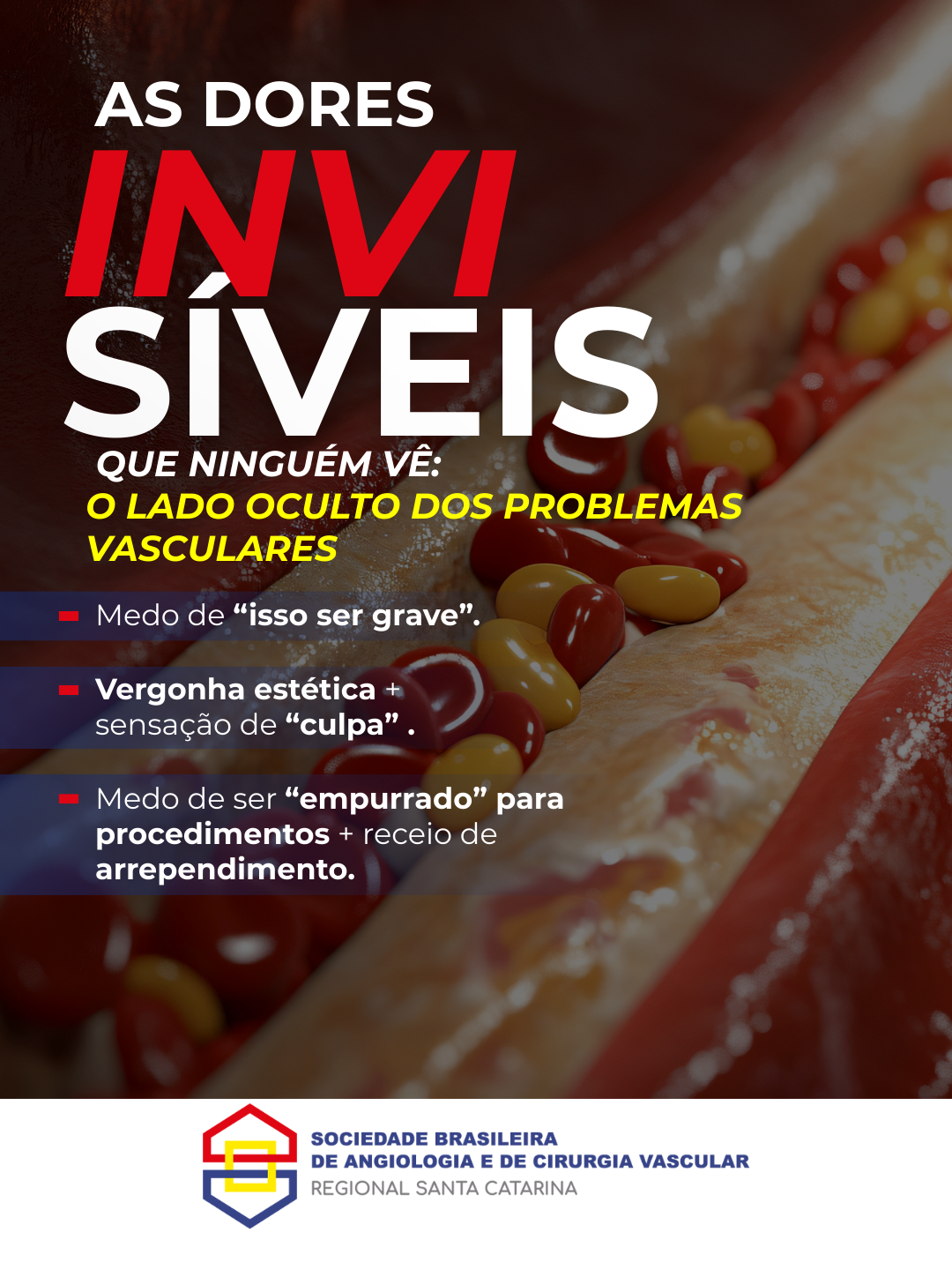 As dores que ninguém vê: o lado oculto dos problemas vasculares